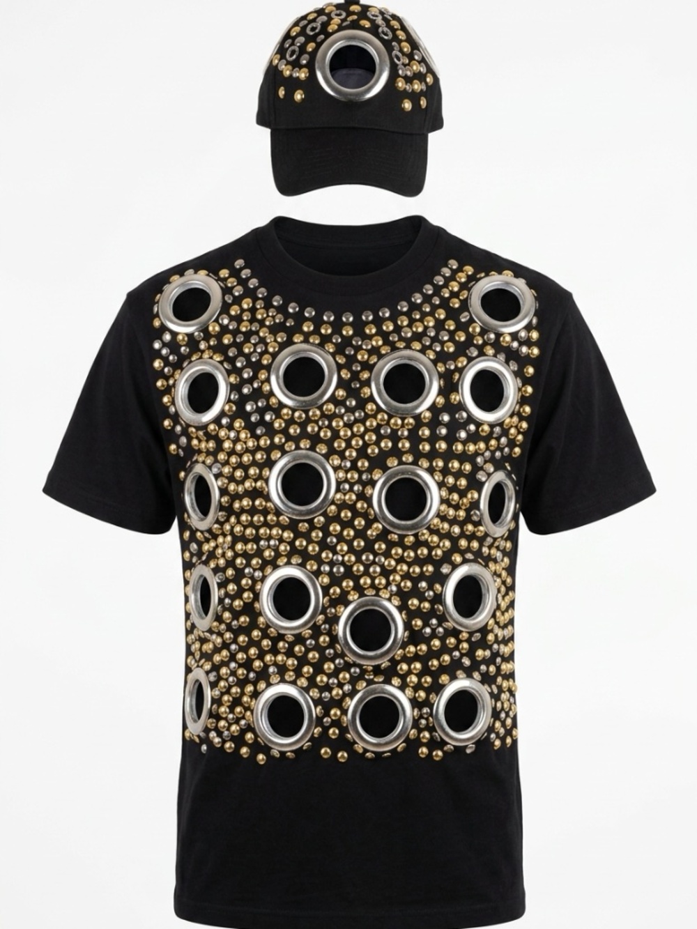 Studded Hat And Tee Set